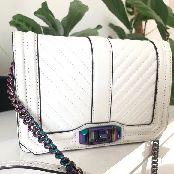 Rebecca Minkoff Chevron Small Love Crossbody Bag - Picture 5 of 11